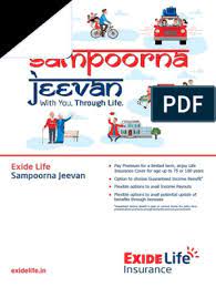 Compare best policies from exide insurance. Sampoorna Jeevan Brochure 141119 V04 Pdf Life Insurance Present Value