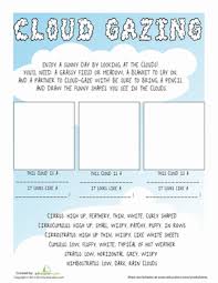 Cloud Gazing Worksheet Education Com Clouds Education Cloud Activities Weather Science