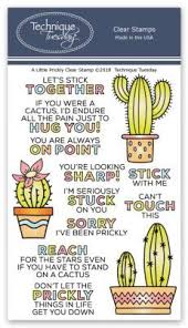 A Little Prickly Stamp Set Clear Stamps Card Sayings Stamp