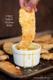 Bisquick Oven Baked Chicken Strips Crispy Baked Chicken Strips Recipe With Images Chicken Strip Recipes Baked Chicken Strips Recipes