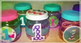First Birthday Party Favor Ideas Homemade 1st Birthday Party Favors With Baby Food Jars 1st Birthday Party Favors 1st Birthday Parties Birthday Party Favors