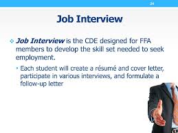 Need guides and tips for your first cover letter? Ffa Career Development Events Ppt Download