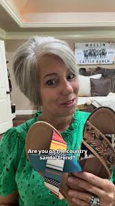 Crisscross Cowhide Sandal curated