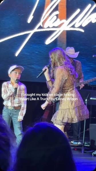 So proud of these two!! ❤️ AND there’s a lot more where this comes from. , You can listen to my family more on our upcoming tour and album “A Clay Walker Family Christmas” out Nov. 6.