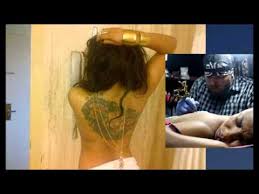 10:39pm on dec 18, 2014. Tonto Dike Shows Off Her Full Back Tattoo Photos Youtube