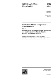 Consulter la liste des produits et références retirés des rayons si vous constatez encore la présence d'un lot suspect, vous pouvez l'indiquer sur le site signal.conso. Iso 11135 1 2007 Sterilization Of Health Care Products Ethylene Oxide