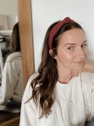 Bandeau noué neutre gaufré à l'avoine