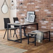 Dining set with bench dining bench dining chairs dining room ottoman upholstery furniture design home decor. Julian Bowen Tribeca Dining Table Chair Bench Sets The Furniture Co
