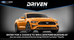 His sentiments were echoed by nascar executive vice president steve o'donnell who stated we look forward to seeing the ford mustang, a cultural icon while this will be the mustang's first time competing in the monster energy nascar cup series, the company has fielded a mustang in the. Ford Drivers Fans Can Both Win Big During Nascar Playoffs Official Site Of Nascar