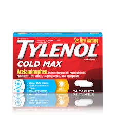 Tylenol Cold Max Daytime Caplets 24 Ct Walmart Com