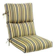 20 w indoor outdoor cushion for high back dining chair 4 hx20 wx44 d foster metallic by h high back dining chairs patio chair cushions outdoor chair cushions