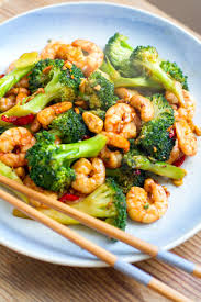Shrimp is extremely versatile and cooks quickly, making it a great protein option for busy weeknights or lazy weekends. Prawn Stir Fry With Broccoli Cashew Nut Irena Macri Food Fit For Life