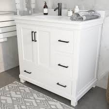 You can also find bathroom 36″ bathroom vanity with top and customize them to your liking. Dorel Living Dorel Living Sunnybrooke 36 Inch Bathroom Vanity