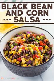 Black Bean And Corn Salsa Recipe Black Bean And Corn Salsa Recipe Food Recipes Mexican Food Recipes Popular Recipes