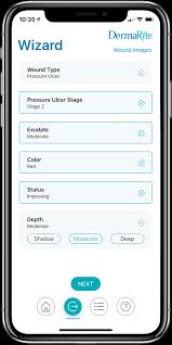 Interactive Dressing Guide Interactive Wound Care App