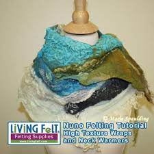 5 out of 5 stars. Nuno Felting Tutorial Nuno Felt Neck Warmer Shawl Or Scarf Living Felt
