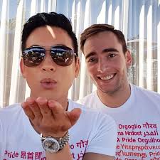 Welcome to @intergaycial Michael Kenney (Caucasian) & Derrick Djang (Asian)  @mikelovesderr! Michael: was born and grew up in Phoenix, Arizona. Derrick  was born in Taipei, Taiwan and grew up in Los Angeles,