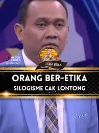 Ber-etika ala silogisme Cak Lontong #temaetika #caklontong #komedi