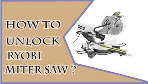 For example, if you're planning on cutting picture frames, crown mold, door frames, or anything . How To Unlock Ryobi Miter Saw Ipower Toolz