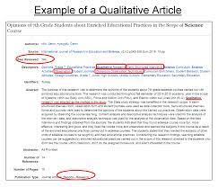 This method is not only about what people think but also why they think so. Evaluating Journal Articles Kinesiology And Physical Education Graduate Students Research Guide Libguides At Valdosta State University