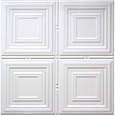 Dimensions Common 24 In X 24 In Actual 23 75 In X 23 75 In Matte White Metal Tin 15 16 In Drop Acou In 2020 Styrofoam Ceiling Tiles Ceiling Tiles Diy Drop Ceiling