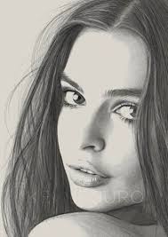 صور بنات مرسومة بالقلم الرصاص رمزيات فنية اخبار العراق Pencil Drawing Images Pencil Portrait Face Drawing