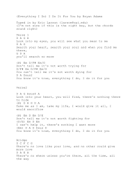 Everything I Do I Do It For You By Bryan Adams