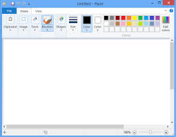 This tool has no additional options. How To Open Paint In Windows 8 8 1 5 Ways
