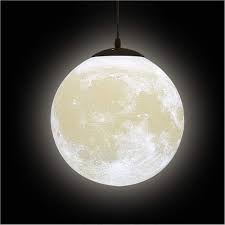 For master bedroom lighting ideas, ceiling lights can mirror the home's main elements; Kruihan 3d Printed Moon Pendant Ceiling Lights Universe Planet Night Lamp Creative Lantern For Restaurants Bars Homes Children S Bedrooms Led Hanging Lighting Bulb Is Not Included Amazon De Beleuchtung