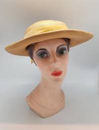 Straw Hat Yellow Ribbon