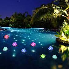 Check spelling or type a new query. Amazon Com Floating Pool Lights Led Pool Lights Color Changing Flower Lotus Night Lights Cr2032 Battery Powered For Centerpieces Pool Decoration 6 Pcs Butterfly Patio Lawn Garden