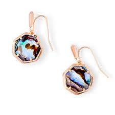Kendra Scott Cynthia Rose Gold Earring In Abalone Shell Borsheims From kendra scott, these earrings feature:
