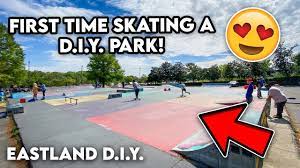 Skating A Diy Park For The First Time Eastland D I Y Skate Park Youtube