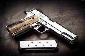 Free download hd or 4k use all videos for free for your. Hd Wallpaper Silver Cabot 1911 4k Pistol Wallpaper Flare