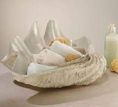 Large impressive decorative pedestal bowl in sea shell form. 9 Beautiful Shell Bowls For Home Decoration Design Swan