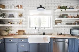 style your kitchen's open shelves