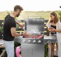 Costway 5 Burner Propane Gas BBQ Grill with Side Burner ...