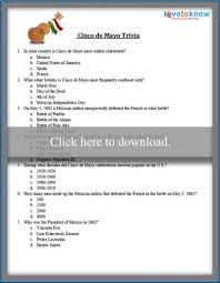 Think you know a lot about halloween? Cinco De Mayo Trivia Questions And Answers Printable Printable Questions