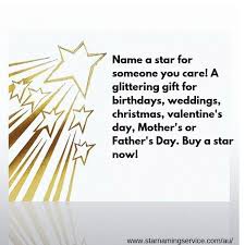 Buy a star in the sky and name it after someone special. Buy Name A Star Australia 1 Gift Interstellarium Stars Then And Now Stars Glitter Gifts