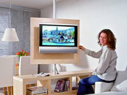 Drehbare Fernsehwand Fernsehwand Hausverschonerung Wohnzimmer Ideen Klein