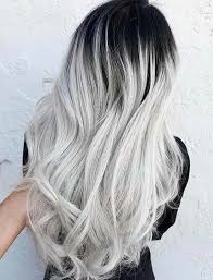 Black And White Hair Color Short Hair Best Short Haircuts For Gray Hair Grey Ombre Hair Silver Ombre Hair White Ombre Hair