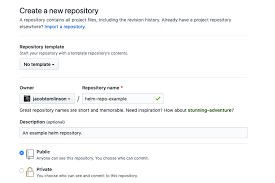 how to create a helm chart repository with chartpress