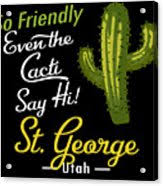 George area is also the nexus of three geographical regions. St George Utah Funny Vintage Cactus Coffee Mug For Sale By Flo Karp