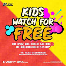 Gsc 3 damansara has a total of 8 movie screens, featuring digital 2d & 3d options. Gsc Exclusive Deal For Gsc 3 Damansara Get 1 Children Facebook