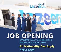 Jazeera Airways Jobs Accommodation Free Visa Ticket Benefits Click Here To Apply Airline Jobs Job Opening Job Seeker
