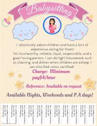 Copy Of Babysitting Template With Tabs Babysitting Activities Babysitting Flyers Babysitting Fun