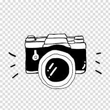 Camera Cartoon Black And White Black Camera Soda Suta Black And White Dslr Camera Sketch Transparent Backg Camera Cartoon Camera Sketches Camera Illustration