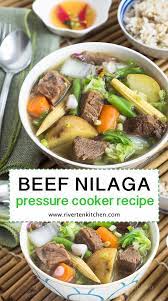 Beef Nilaga Pressure Cooker Recipe Nilagang Baka Recipe Beef Nilaga Recipe Pressure Cooker Recipes Recipes