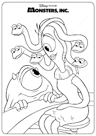 Learn about famous firsts in october with these free october printables. Printable Monsters Inc Mike Celia Coloring Pages