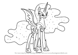 Twilight sparkle, rainbow dash, princess celestia, rarity, fluttershy, pinkie pie, applejack, apple bloom, sweetie belly and scootaloo will keep the kids company while you can. Learn How To Draw Nightmare Moon From My Little Pony Friendship Is Magic My Little Pony Friendship Is Magic Step By Step Drawing Tutorials